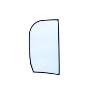 Kabina stekleni četrtni del prozoren, levi stranski JCB