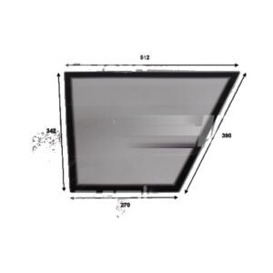 Steklo spredaj spodaj LEVO 3CX 4CX