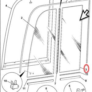Steklo vrat mini kopača