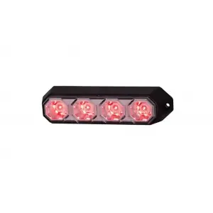 Opozorilna luč RDEČA 4x LED L2312